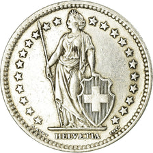 Coin, Switzerland, 2 Francs, 1944, Bern, EF(40-45), Silver, KM:21