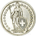 Coin, Switzerland, 2 Francs, 1944, Bern, EF(40-45), Silver, KM:21