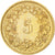 Coin, Switzerland, 5 Rappen, 1988, Bern, AU(55-58), Aluminum-Bronze, KM:26c