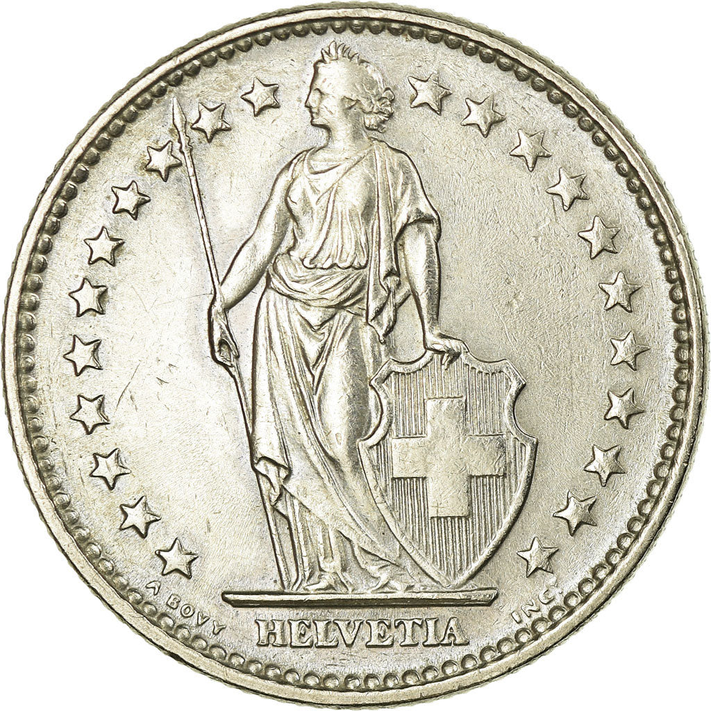 Monnaie, Suisse, 2 Francs, 1968, Bern, TTB+, Copper-nickel, KM:21a.1