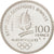 Moneda, Francia, 100 Francs, 1990, FDC, Plata, KM:980