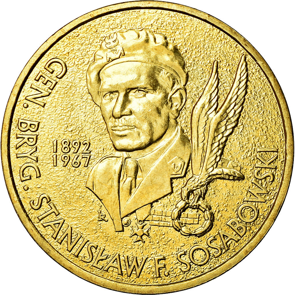 Moneta, Polonia, 2 Zlote, 2004, Warsaw, SPL, Ottone, KM:499