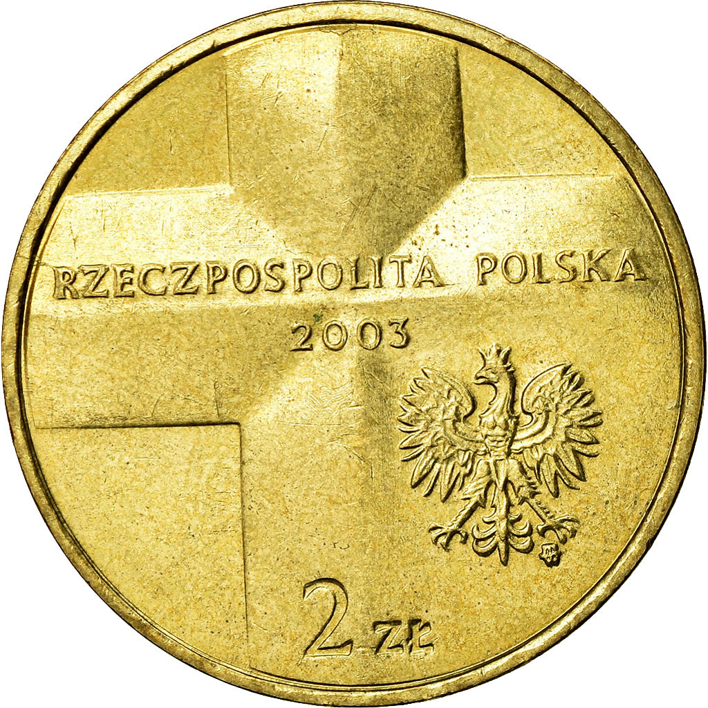 Moneta, Polonia, 2 Zlote, 2003, Warsaw, SPL, Ottone, KM:465