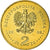 Moneda, Polonia, 2 Zlote, 2008, Warsaw, EBC+, Latón, KM:638