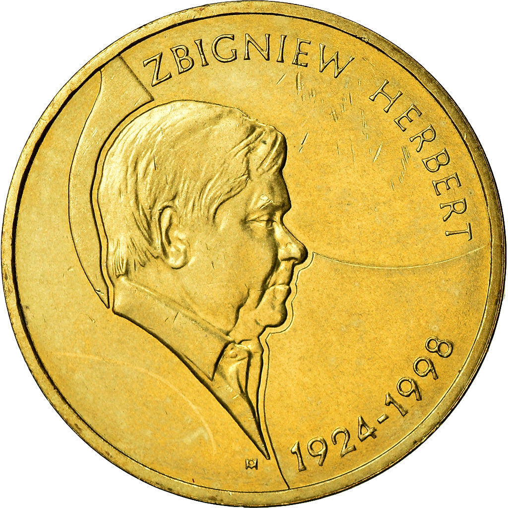 Moneda, Polonia, 2 Zlote, 2008, Warsaw, EBC+, Latón, KM:634