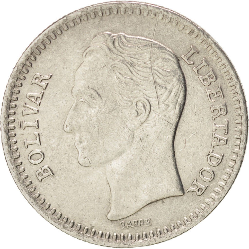 Moneda, Venezuela, 25 Centimos, 1965, SC, Níquel, KM:40