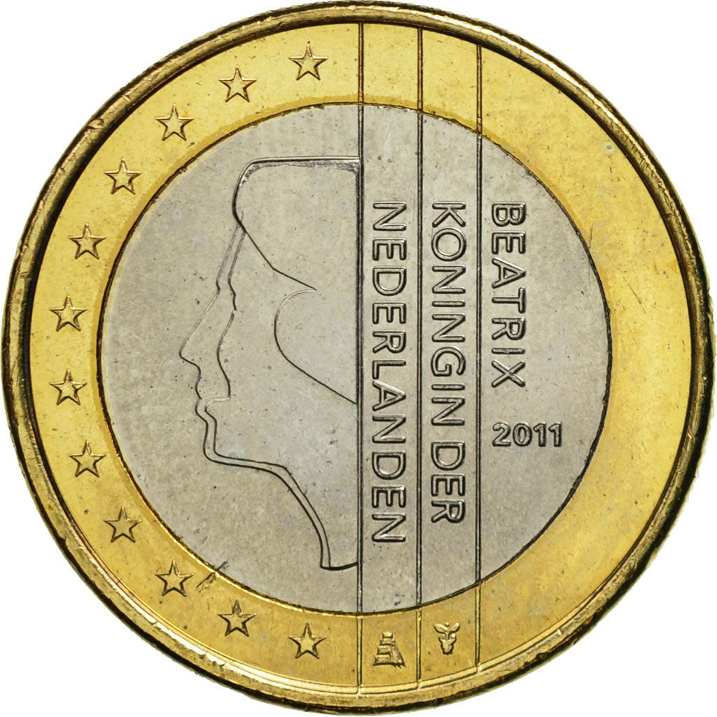Pays-Bas, Euro, 2011, SPL, Bi-Metallic, KM:271