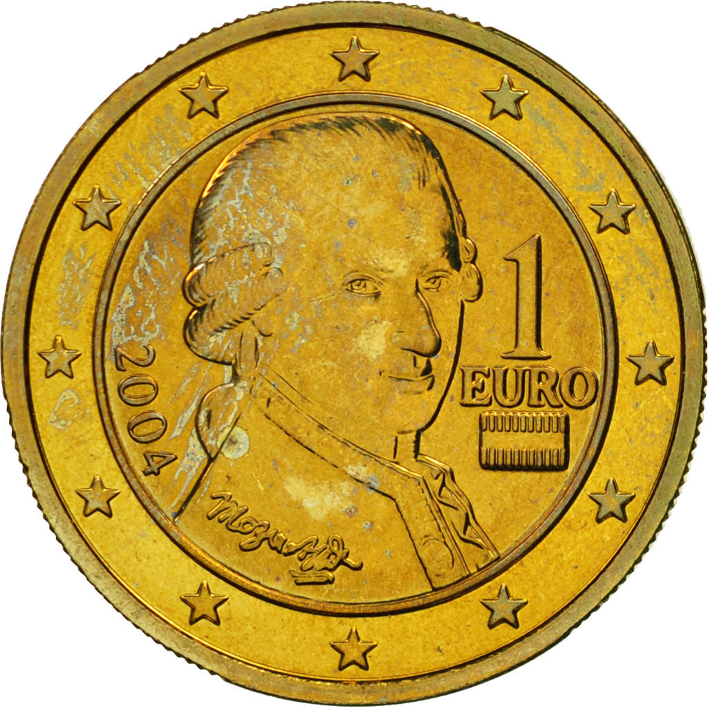 Österreich, Euro, 2004, UNZ, Bi-Metallic, KM:3088