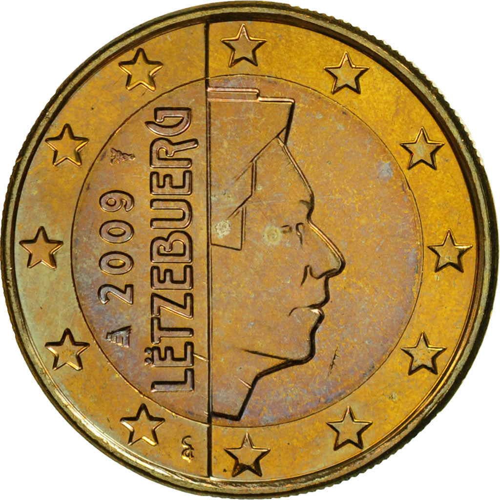 Luxembourg, Euro, 2009, MS(63), Bi-Metallic, KM:92