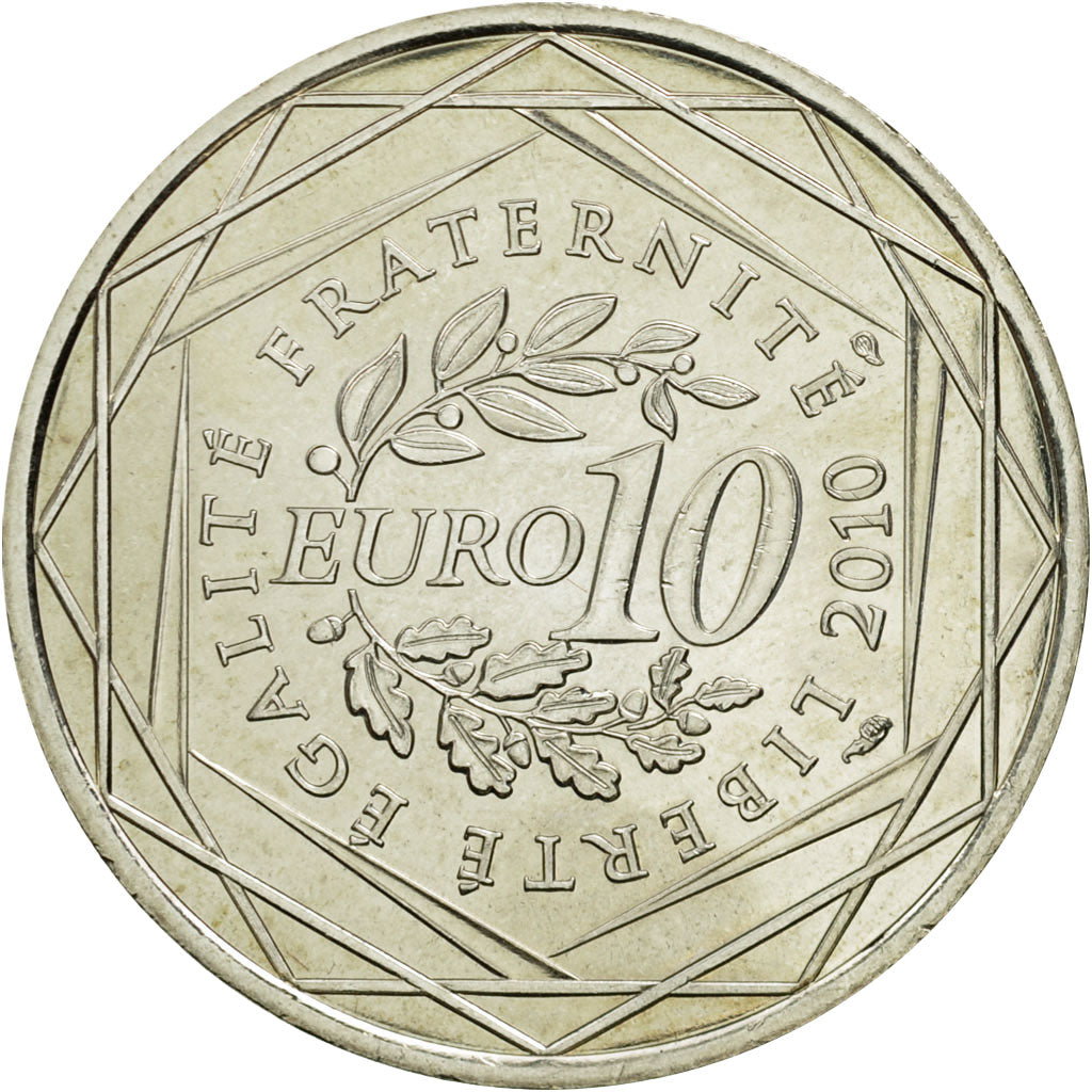 Coin, France, 10 Euro, Limousin, 2010, MS(63), Silver, KM:1660