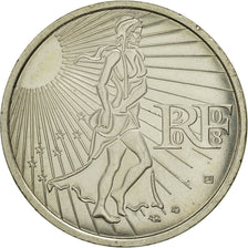 Moneta, Francia, 15 Euro, La Semeuse en marche, 2008, SPL, Argento