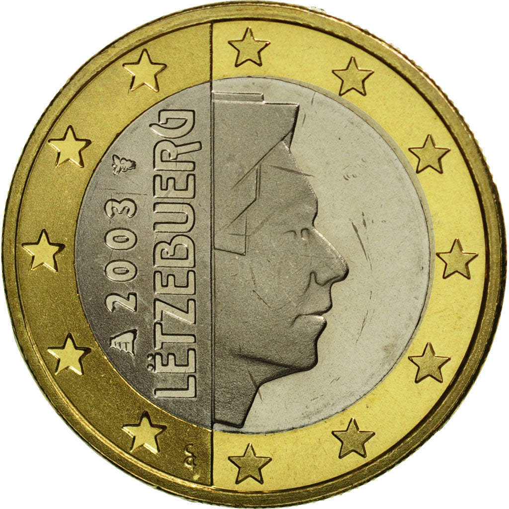 Luxembourg, Euro, 2003, MS(65-70), Bi-Metallic, KM:81