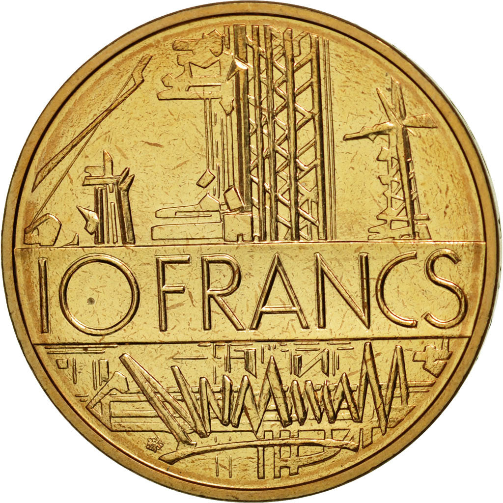 Moneta, Francia, Mathieu, 10 Francs, 1980, Paris, FDC, Nichel-ottone, KM:940