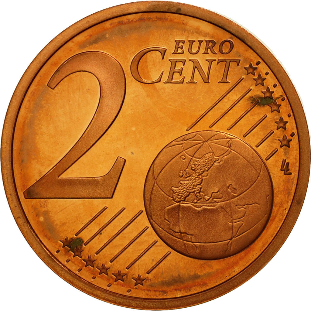 Coin, France, 2 Euro Cent, 1999, MS(65-70), Copper Plated Steel, KM:1283