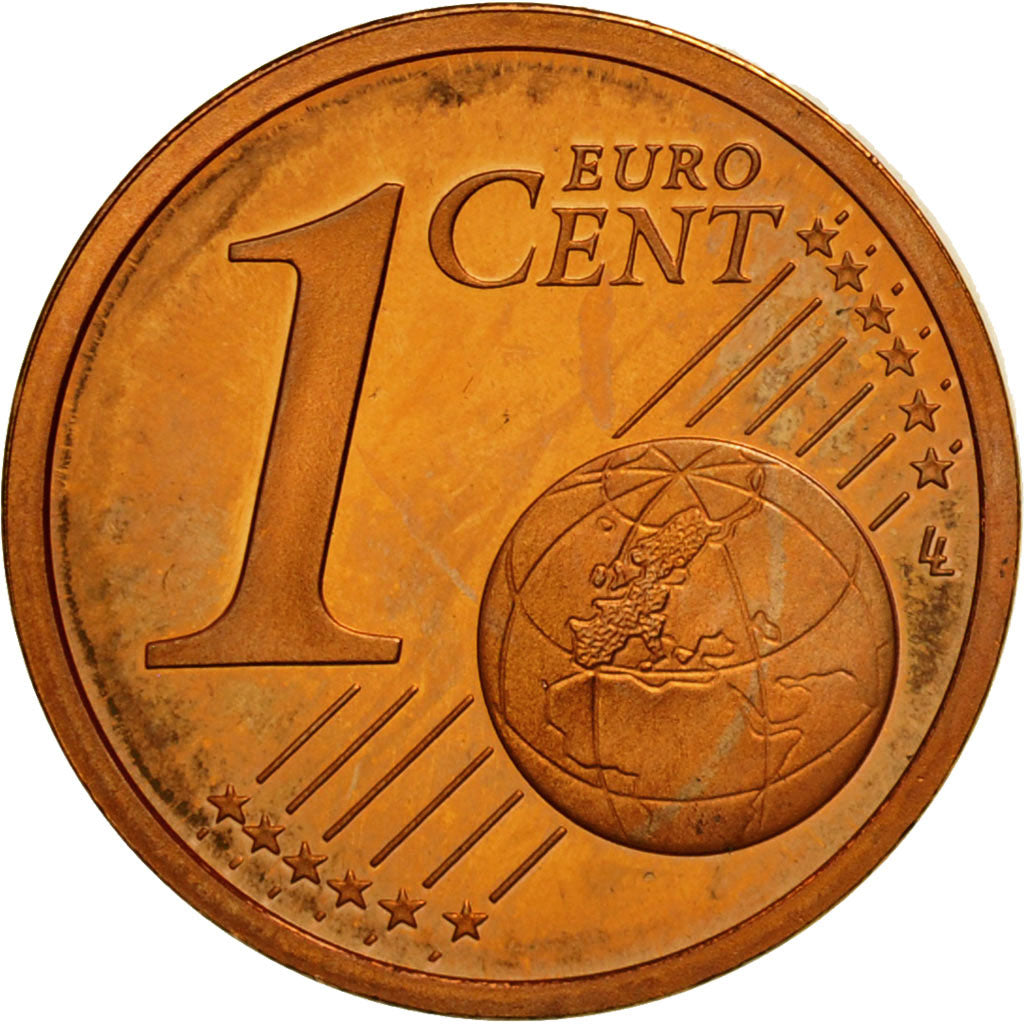 Munten, Frankrijk, Euro Cent, 2001, FDC, Copper Plated Steel, KM:1282
