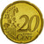 Moneta, Francja, 20 Euro Cent, 2002, Paris, MS(65-70), Mosiądz, KM:1286