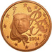 Coin, France, Euro Cent, 2004, MS(65-70), Copper Plated Steel, KM:1282