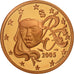 Moneda, Francia, 2 Euro Cent, 2005, FDC, Cobre chapado en acero, KM:1283