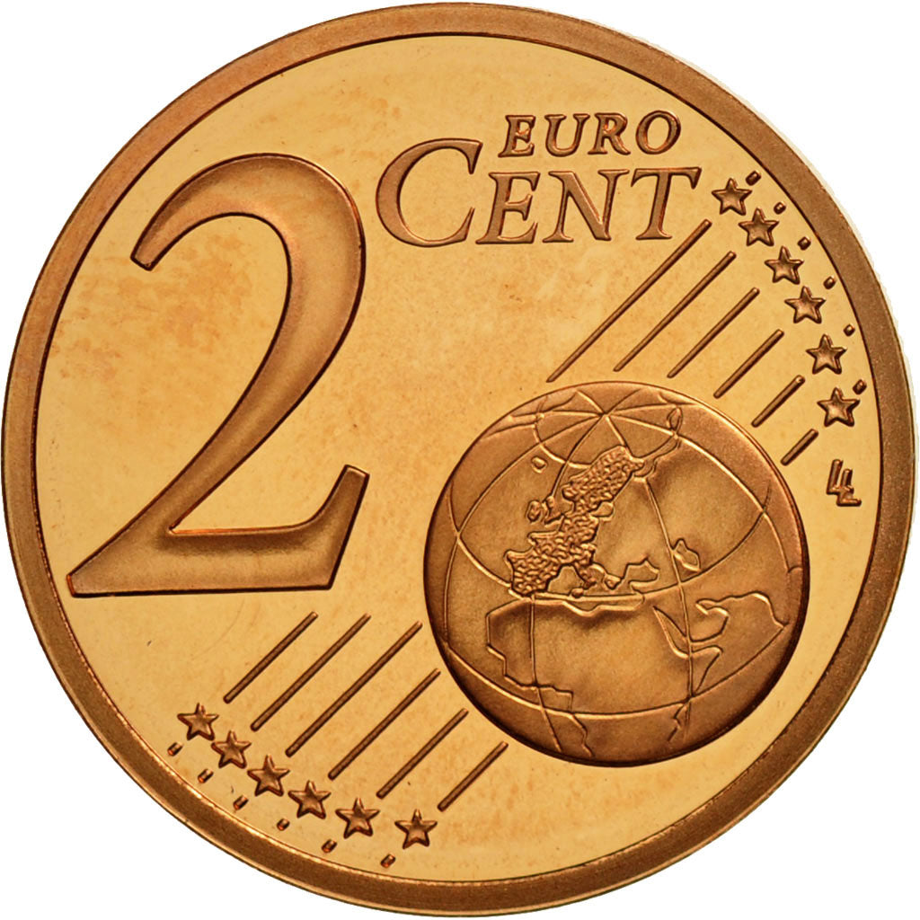 Moneta, Francia, 2 Euro Cent, 2005, FDC, Acciaio placcato rame, KM:1283
