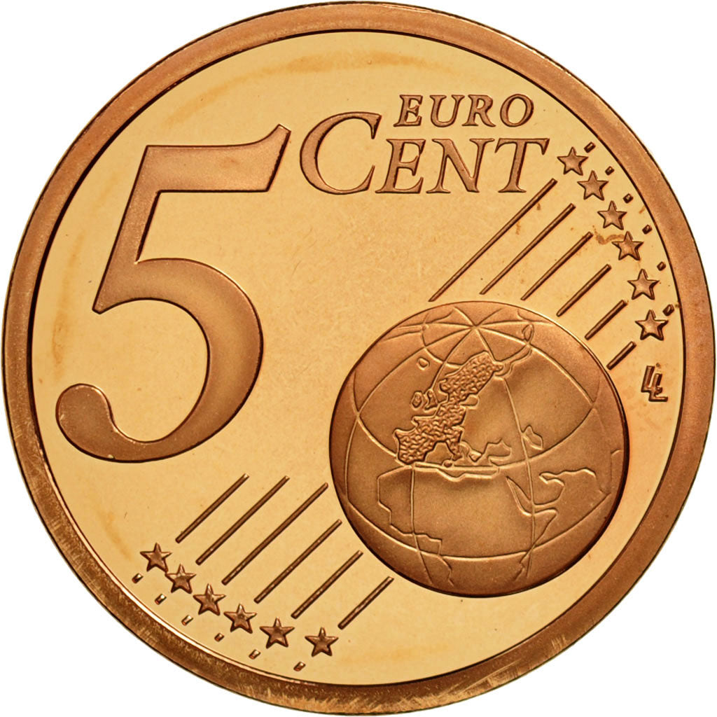 Münze, Frankreich, 5 Euro Cent, 2005, STGL, Copper Plated Steel, KM:1284