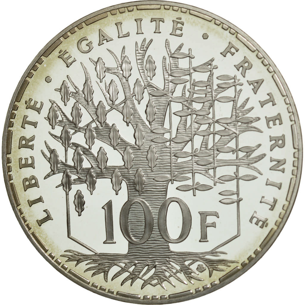 Moneta, Francia, Panthéon, 100 Francs, 1994, Paris, FDC, Argento, KM:951.1