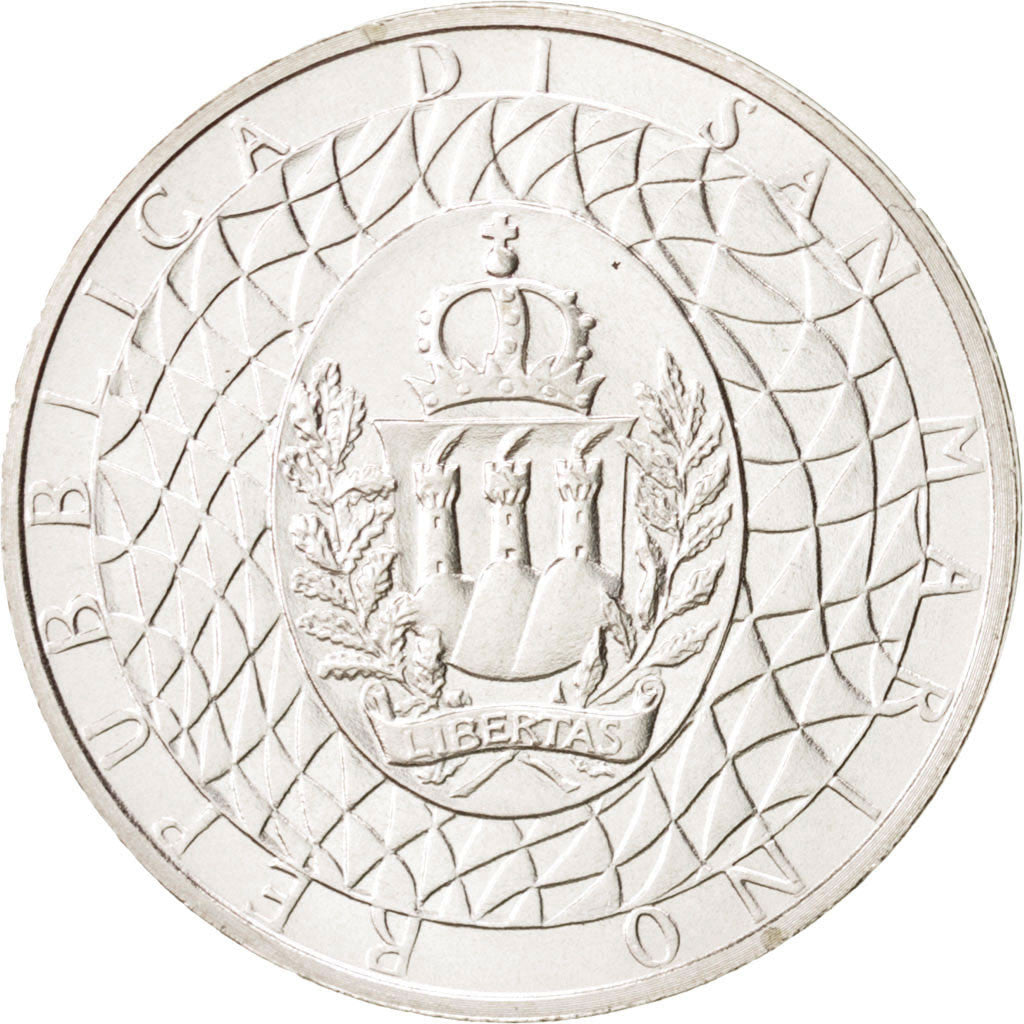 Coin, San Marino, 500 Lire, 1990, MS(63), Silver, KM:246