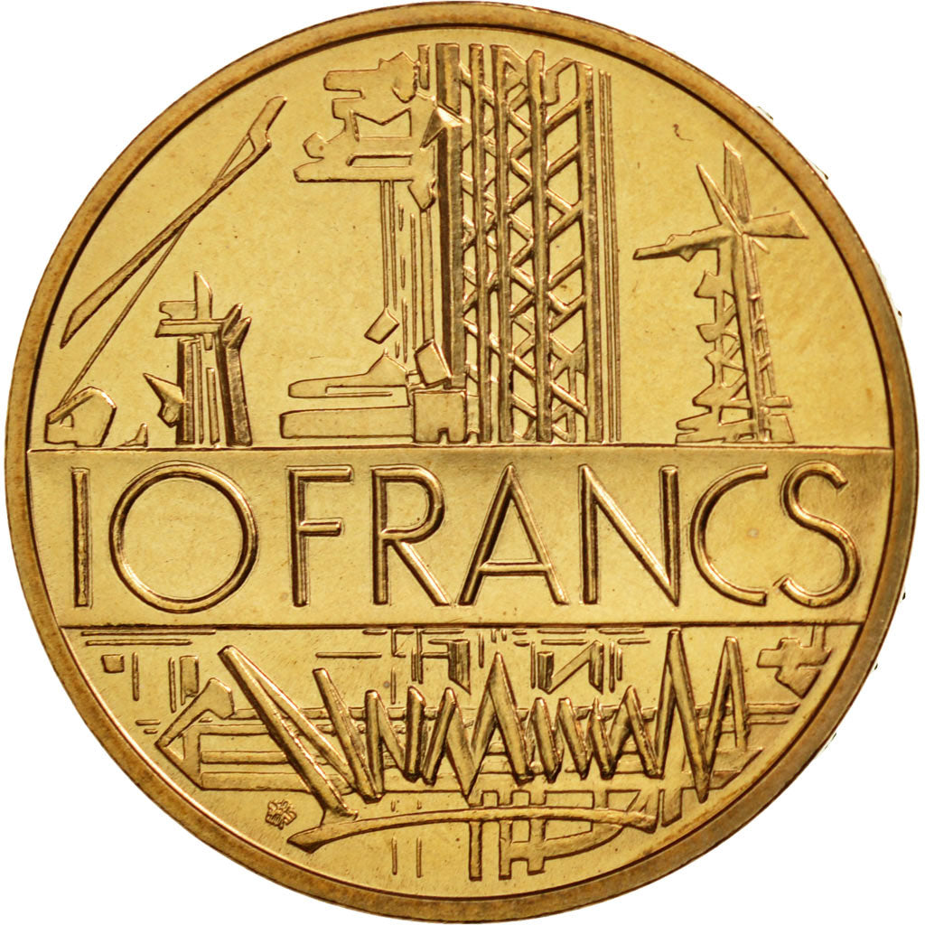 Coin, France, Mathieu, 10 Francs, 1982, Paris, MS(65-70), Nickel-brass, KM:940