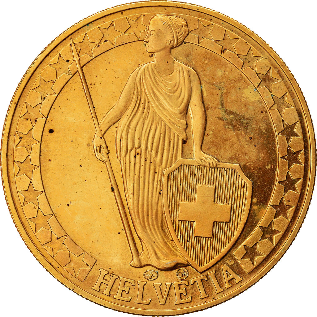 Switzerland, Medal, Der Zürichsee, Die Schweizer Seen, MS(64), Copper-Nickel