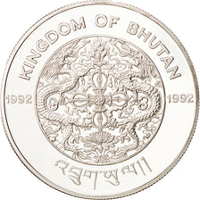 Coin, Bhutan, 300 Ngultrums, 1992, MS(65-70), Silver, KM:77