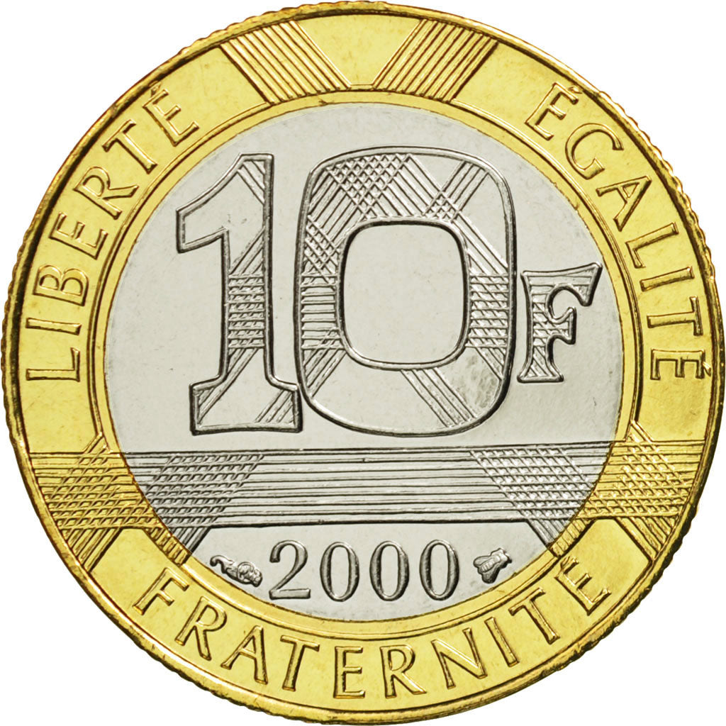 Monnaie, France, Génie, 10 Francs, 2000, Paris, FDC, Aluminum-Bronze, KM:964.2