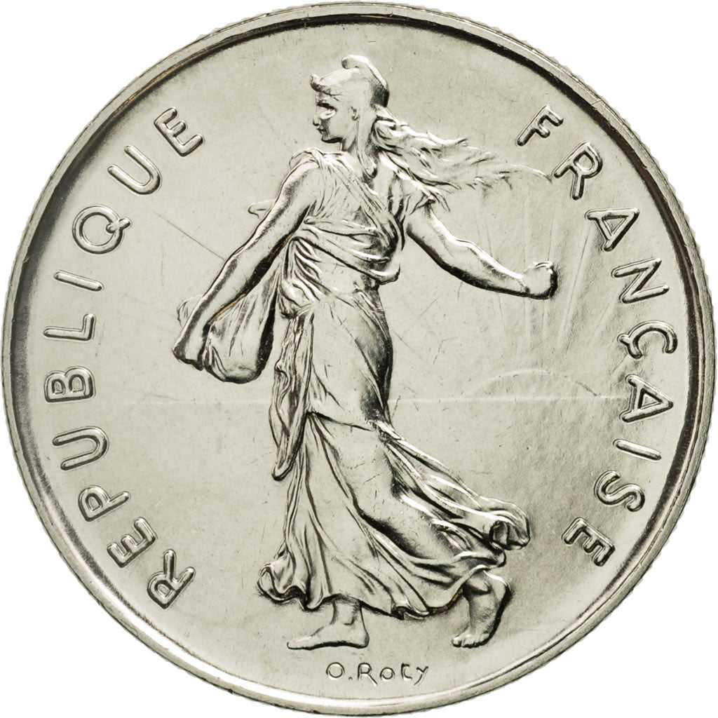 Monnaie, France, Semeuse, 5 Francs, 1974, Paris, FDC, Nickel Clad Copper-Nickel