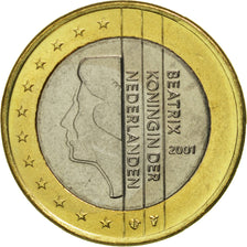 Netherlands, Euro, 2001, MS(65-70), Bi-Metallic, KM:240