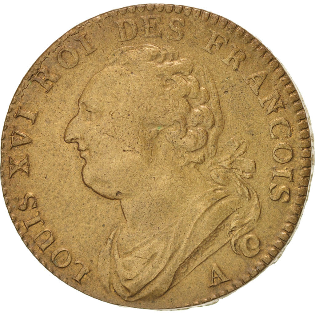 Monnaie, France, 12 deniers françois, 12 Deniers, 1791, Paris, TTB+, Bronze