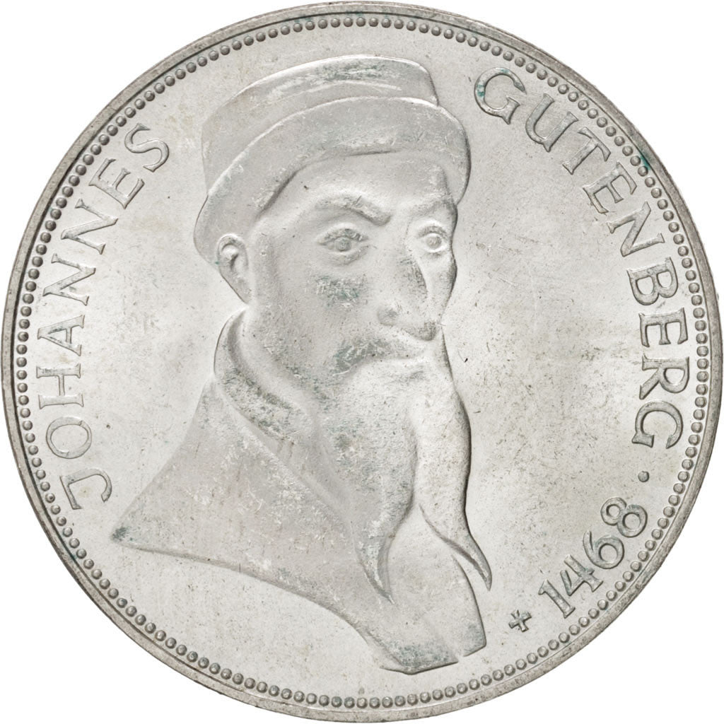 Moneda, ALEMANIA - REPÚBLICA FEDERAL, 5 Mark, 1968, Karlsruhe, Germany, SC