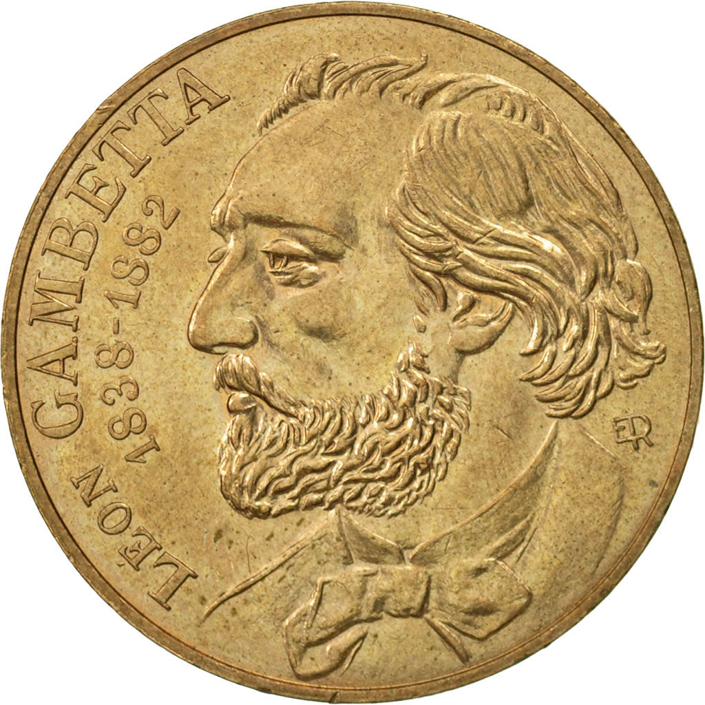 Coin, France, Gambetta, 10 Francs, 1982, Paris, MS(63), Nickel-Bronze, KM:950