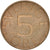 Monnaie, Suède, Carl XVI Gustaf, 5 Öre, 1979, TTB, Bronze, KM:849