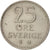 Moneta, Szwecja, Gustaf VI, 25 Öre, 1973, AU(55-58), Miedź-Nikiel, KM:836