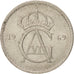 Münze, Schweden, Gustaf VI, 50 Öre, 1969, VZ, Copper-nickel, KM:837