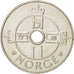 Münze, Norwegen, Harald V, Krone, 1999, VZ, Copper-nickel, KM:462