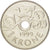 Moneta, Norwegia, Harald V, Krone, 1999, AU(55-58), Miedź-Nikiel, KM:462