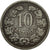 Moneta, Luksemburg, Adolphe, 10 Centimes, 1901, AU(55-58), Miedź-Nikiel, KM:25