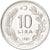 Moneda, Turquía, 10 Lira, 1981, EBC+, Aluminio, KM:945