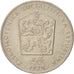 Coin, Czechoslovakia, 2 Koruny, 1974, EF(40-45), Copper-nickel, KM:75