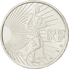 Moneta, Francia, 10 Euro, Semeuse, 2009, SPL, Argento