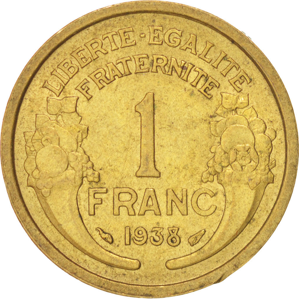 Monnaie, France, Morlon, Franc, 1938, Paris, SUP, Aluminum-Bronze, KM:885