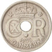 Coin, Denmark, Christian X, 25 Öre, 1935, Copenhagen, EF(40-45), Copper-nickel