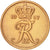 Munten, Denemarken, Frederik IX, 5 Öre, 1967, Copenhagen, ZF, Bronze, KM:848.1