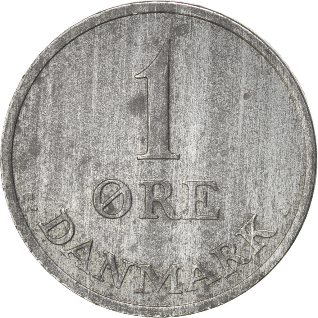 Coin, Denmark, Frederik IX, Ore, 1969, Copenhagen, EF(40-45), Zinc, KM:839.2