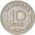Monnaie, Danemark, Frederik IX, 10 Öre, 1965, Copenhagen, TTB+, Copper-nickel
