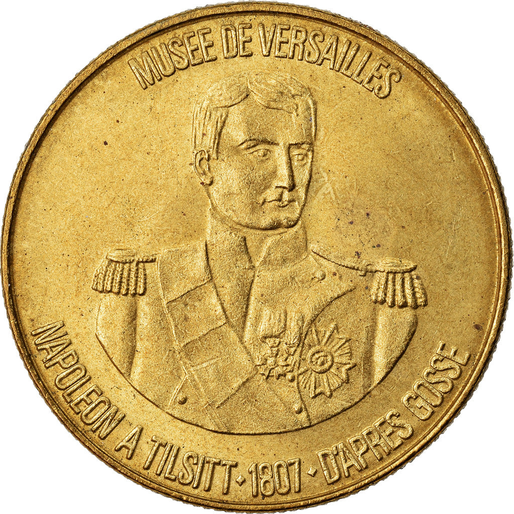 Frankreich, Token, Collection Total, Napoléon à Tilsit, VZ, Copper-Nickel Gilt